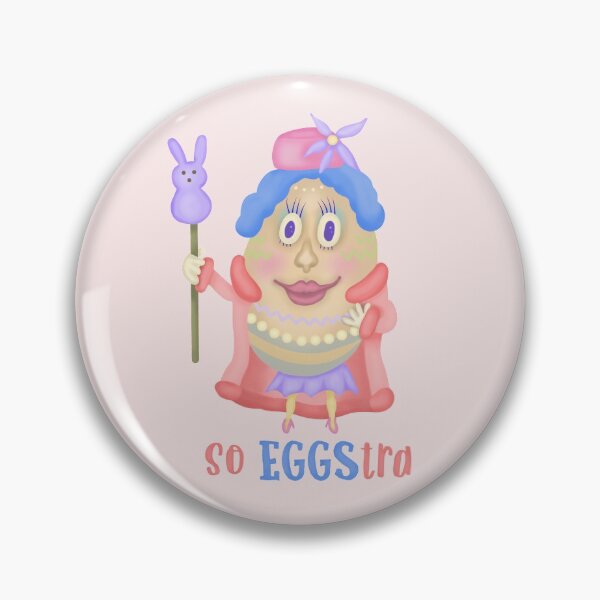 Item preview, Funny Easter Egg So Eggstra Cute Spring Drawing designed and sold by emkayhess.