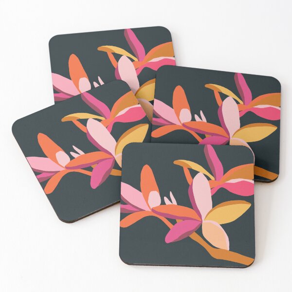 Item preview, Pink and Orange Florals designed and sold by 12Stones.