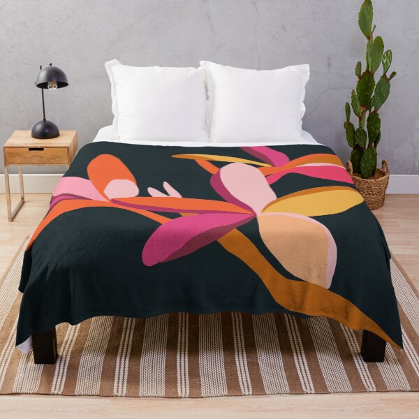 Item preview, Pink and Orange Florals designed and sold by 12Stones.