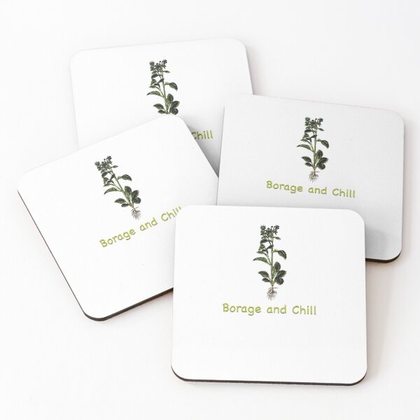 Item preview, Borage and Chill  Funny Plant Joke designed and sold by Birdtheman12345.