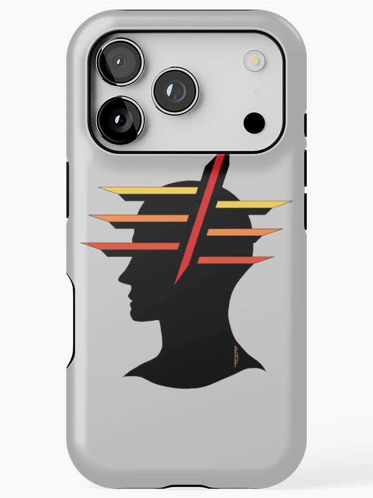 Thumbnail 1 of 4, iPhone Case, Head Abstract designed and sold by Azure Lion Productions.