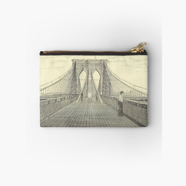 Item preview, Vintage Brooklyn Bridge Illustration (1883) 2 designed and sold by BravuraMedia.