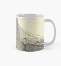 Taza Vintage Brooklyn Bridge Illustration (1883) 2