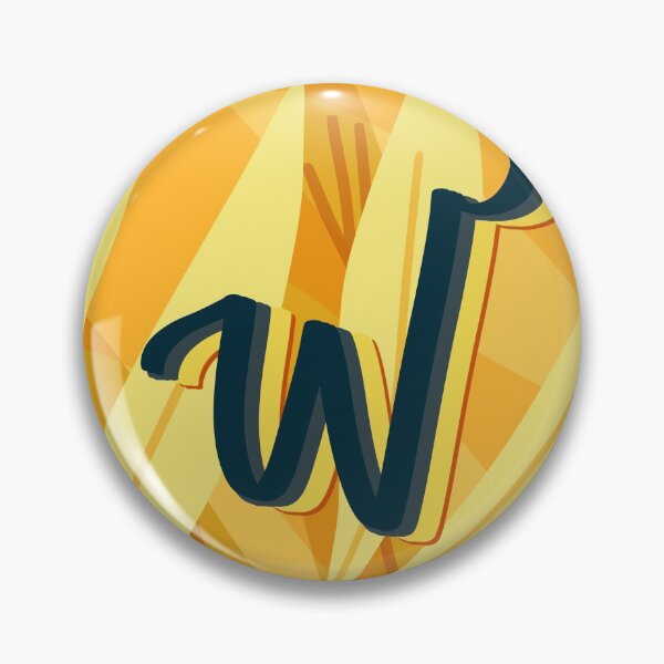Item preview, W -  creative monogram scripted lettering of letter w designed and sold by Ilze Lucero.