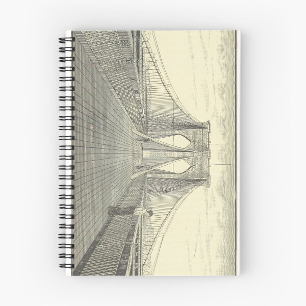 Item preview, Vintage Brooklyn Bridge Illustration (1883) 2 designed and sold by BravuraMedia.