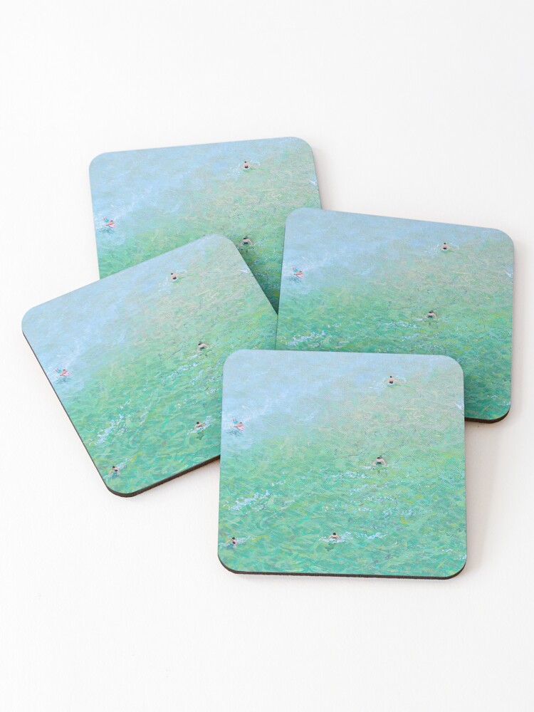 Thumbnail 1 of 5, Coasters (Set of 4), The Sandbank designed and sold by grimmhewitt67.