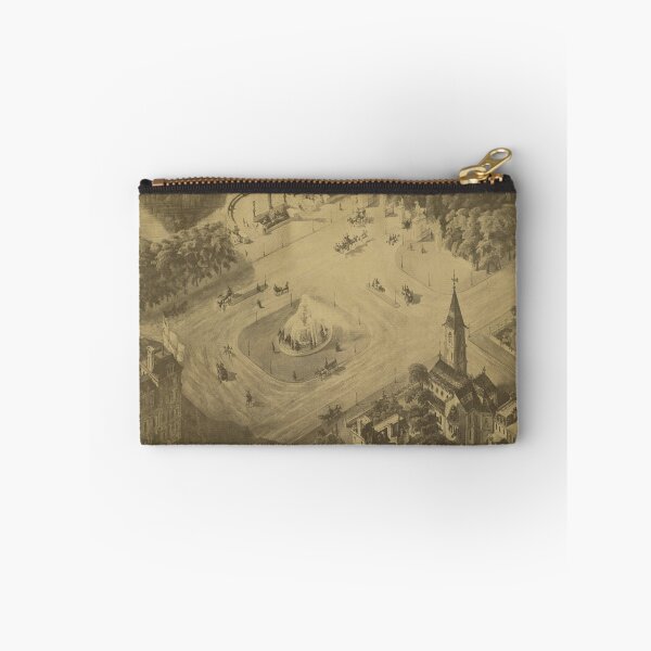 Item preview, Vintage Central Park Entrance Illusration (1865) designed and sold by BravuraMedia.