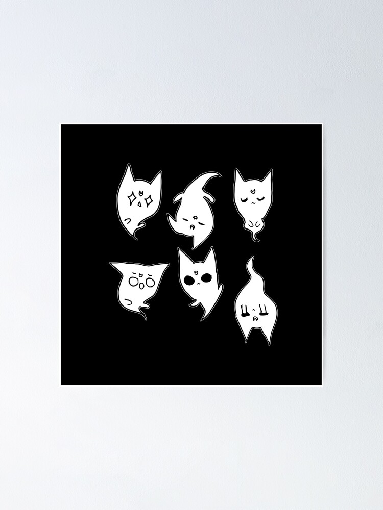 Thumbnail 1 of 3, Poster, fiendish faces designed and sold by pixiepunk.