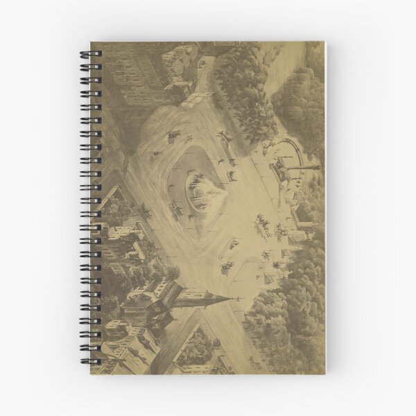 Item preview, Vintage Central Park Entrance Illusration (1865) designed and sold by BravuraMedia.