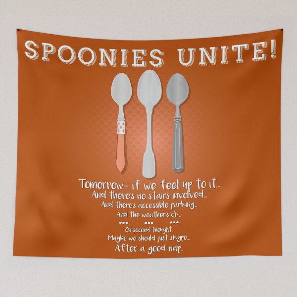 Item preview, SPOONIES UNITE! (Yellow/Orange) designed and sold by PrettySickArt.