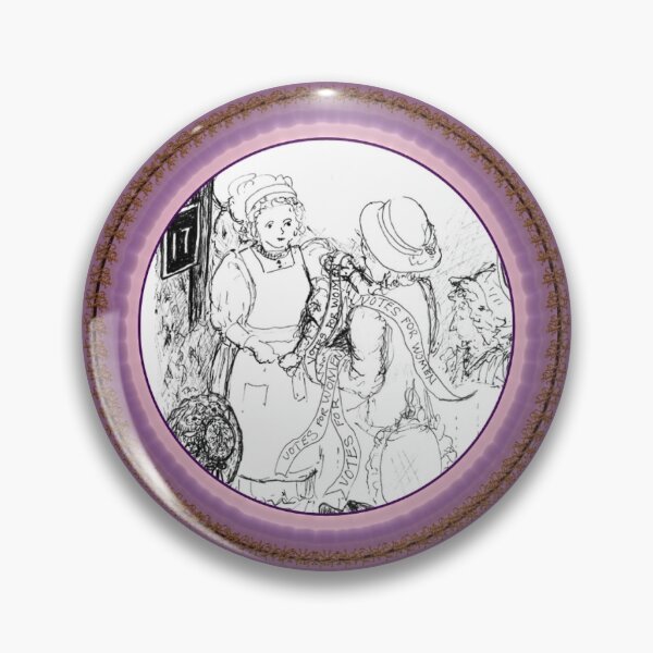 Item preview, Suffragettes with mauve boarder designed and sold by Jenni Ivins.