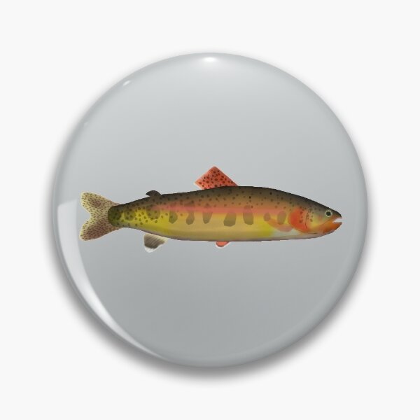 California Golden Trout Pins and Buttons for Sale