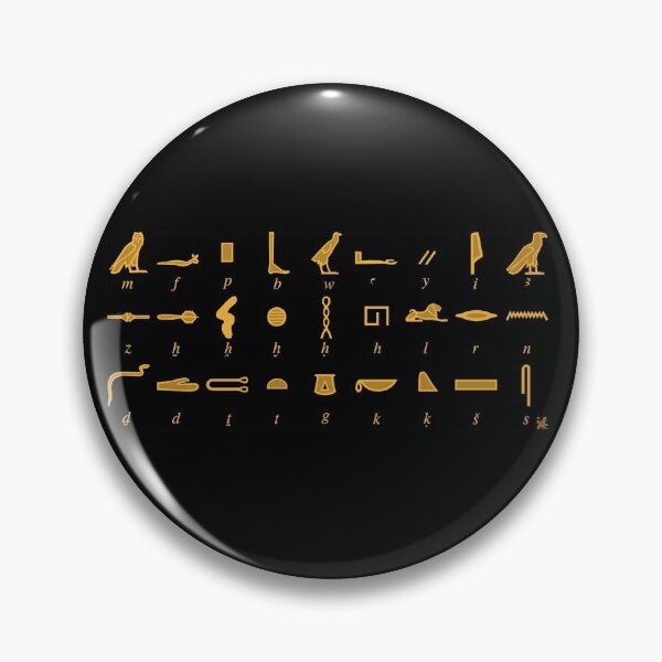 Hieroglyphs Table Pin