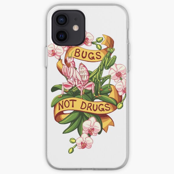 Bugs Not Drugs - Mantis Style iPhone Soft Case