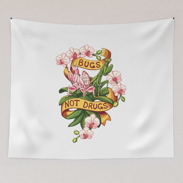 Item preview, Bugs Not Drugs - Mantis Style designed and sold by biimyselfandi.