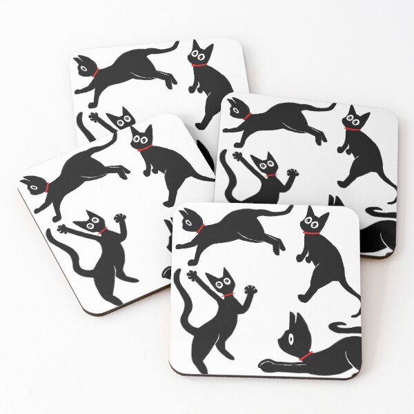 Item preview, Black Cat Poses designed and sold by thedelkartist.
