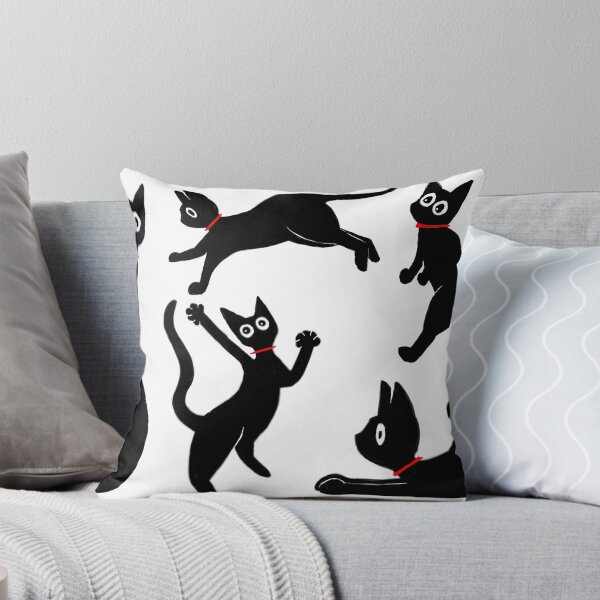 Item preview, Black Cat Poses designed and sold by thedelkartist.