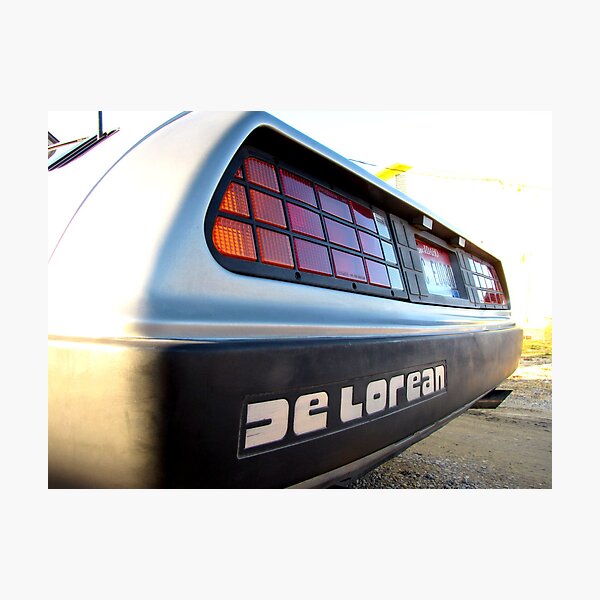 Delorean Photographic Print