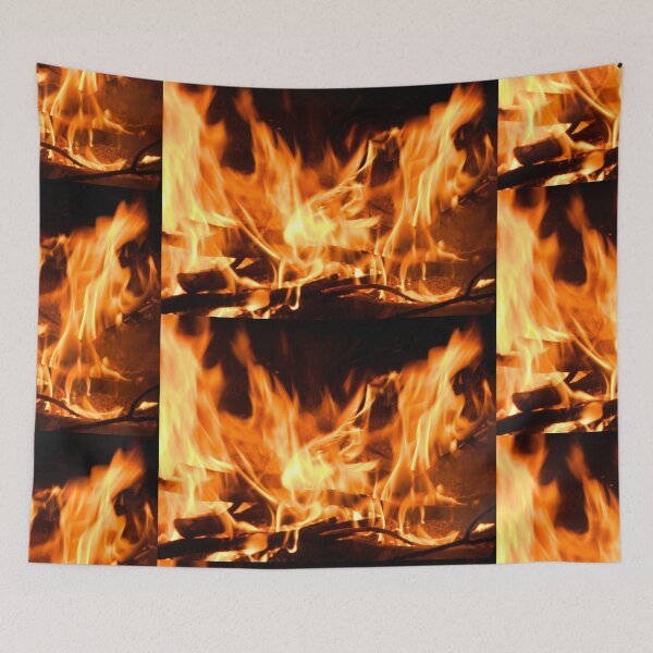 Item preview, Wood Fire Print designed and sold by EurekaRoad.