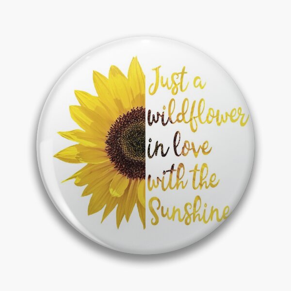 Item preview, Sunflower Design, Just a Wildflower in love with the Sunshine designed and sold by nanriddle.