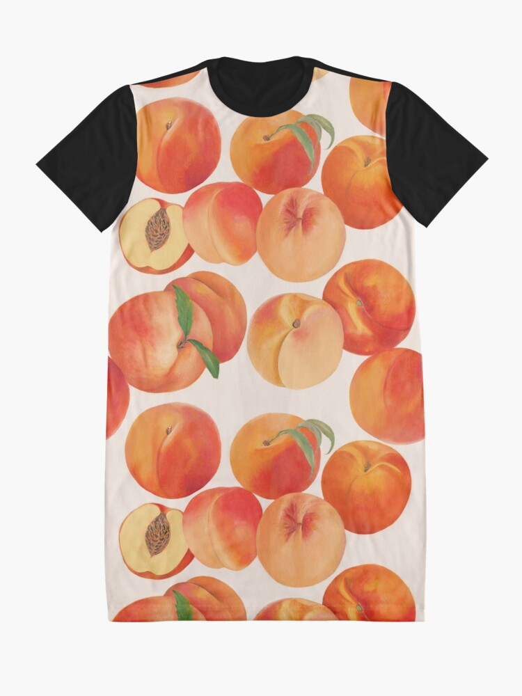 Alternate view of Peaches, Nectarines, Tropical Fruit Graphic T-Shirt Dress