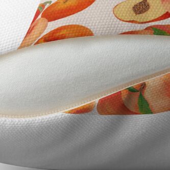 Alternate view of Peaches, Nectarines, Tropical Fruit Throw Pillow