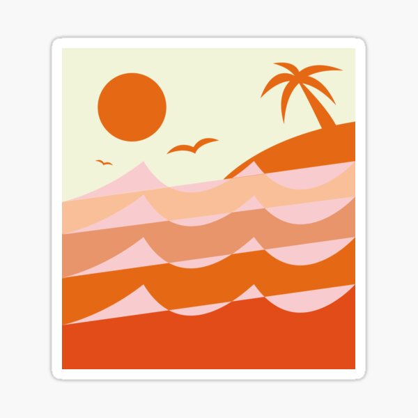 Warm Sea Sticker