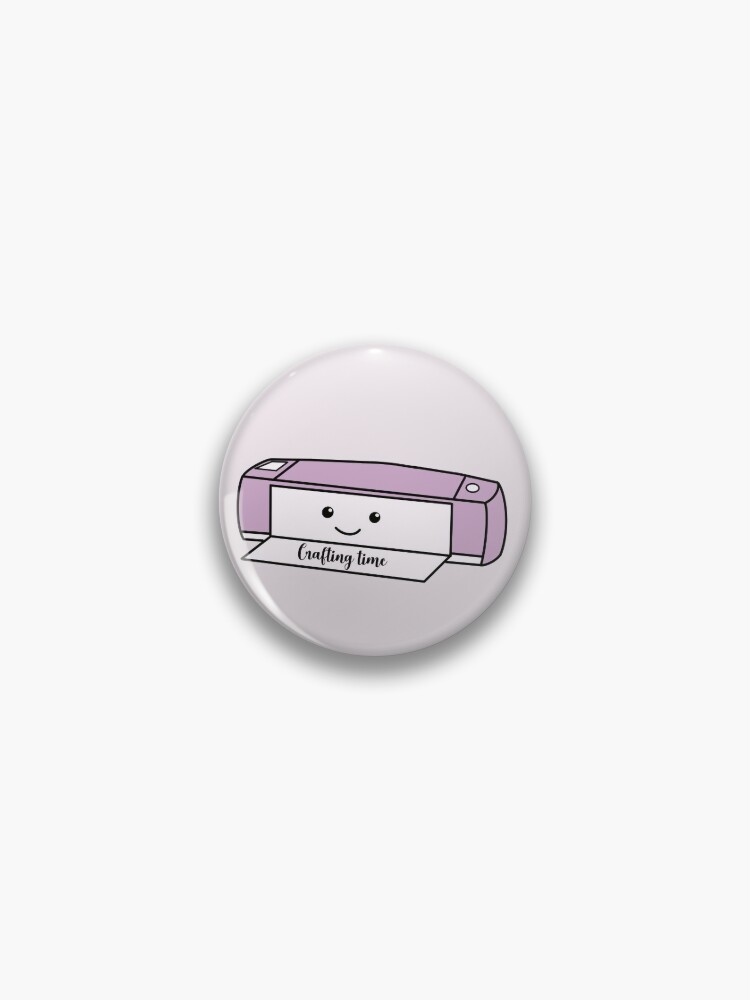 Cricut Machine Crafting Time Pin for Sale by CreationsbyMica