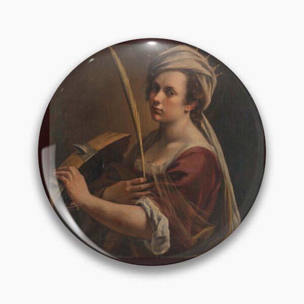 Item preview, Self-Portrait as Saint Catherine of Alexandria by Artemisia Gentileschi designed and sold by Amanda1775.