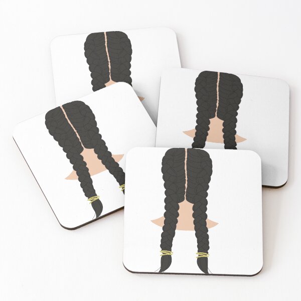 Item preview, Black Hair Braids Girl designed and sold by CreationsbyMica.