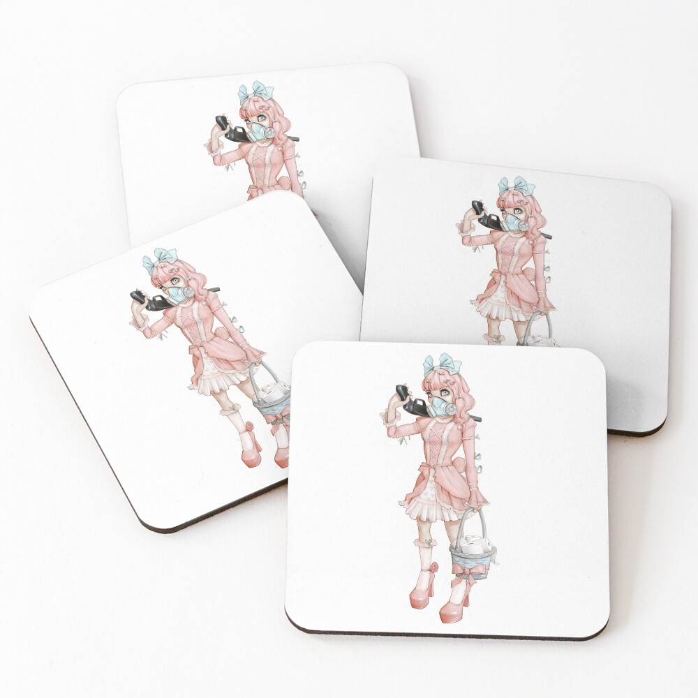 Item preview, Coasters (Set of 4) designed and sold by PinUpToons.