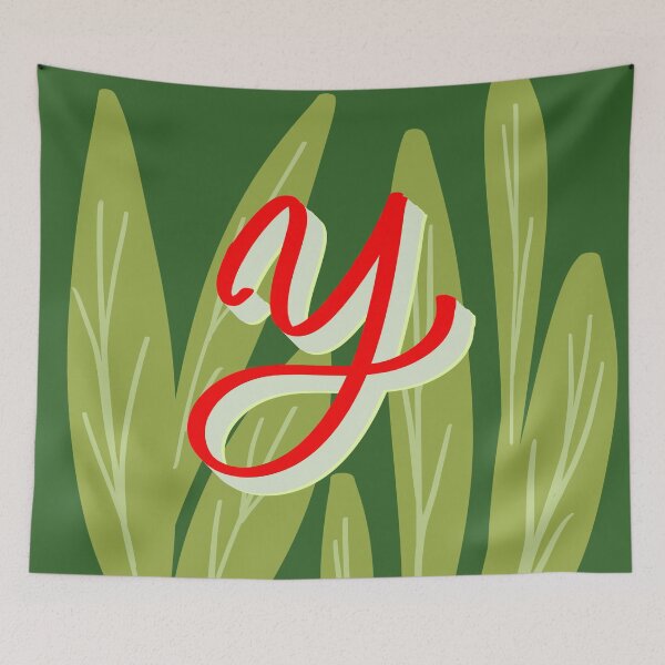 Item preview, Y -  creative monogram scripted lettering of letter y designed and sold by Ilze Lucero.