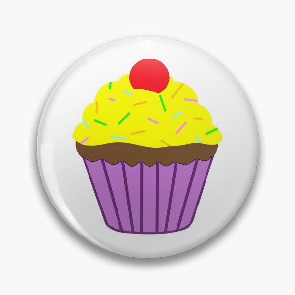 Item preview, Purple & Yellow Cupcake designed and sold by ltlgraymonster.