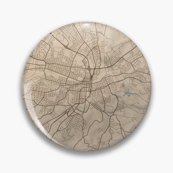 Item preview, Roanoke Sepia Map designed and sold by CPTVDesign.