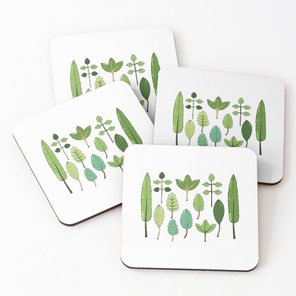 Item preview, Leaf drawings sticker set designed and sold by p0pculture3.