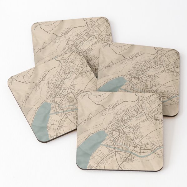 Item preview, Biel/Bienne Sepia Map designed and sold by CPTVDesign.