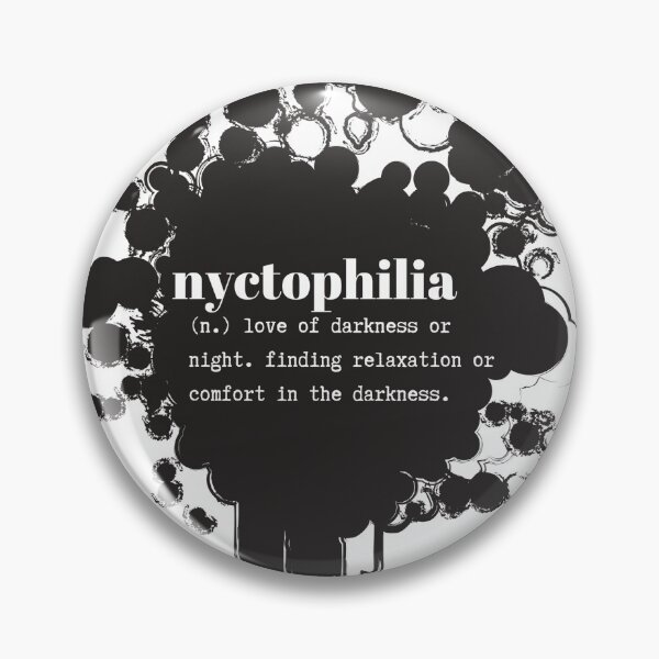 Item preview, Nyctophilia: love of darkness quote  designed and sold by hstevens5.