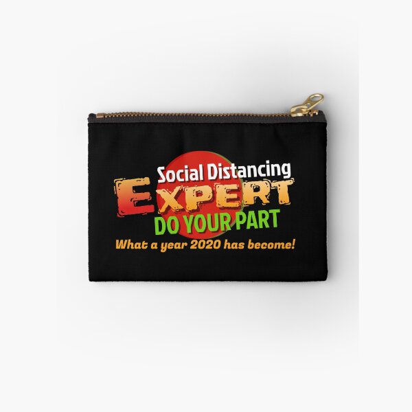 Item preview, "Social Distancing Expert" - DO your Part! A bright and happy design for this terrible Coronavirus period we are going through  designed and sold by JOHNC1.