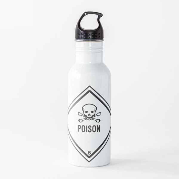 Poison Symbol Water Bottle