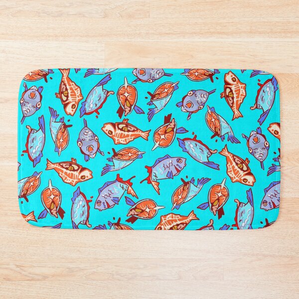 Item preview, seamless dead fish cross section pattern  designed and sold by Bob Wong.