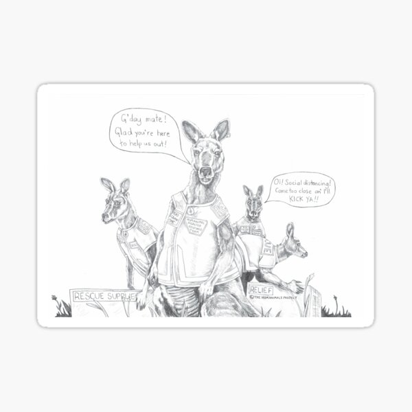 The Roo Squad Sticker
