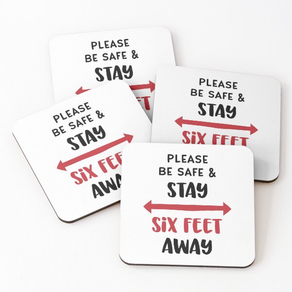 Item preview, Please Be Safe And Stay Six Feet Away designed and sold by wikawiki.