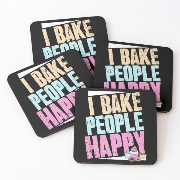 Item preview, I bake people happy baker designed and sold by Captain Mood.