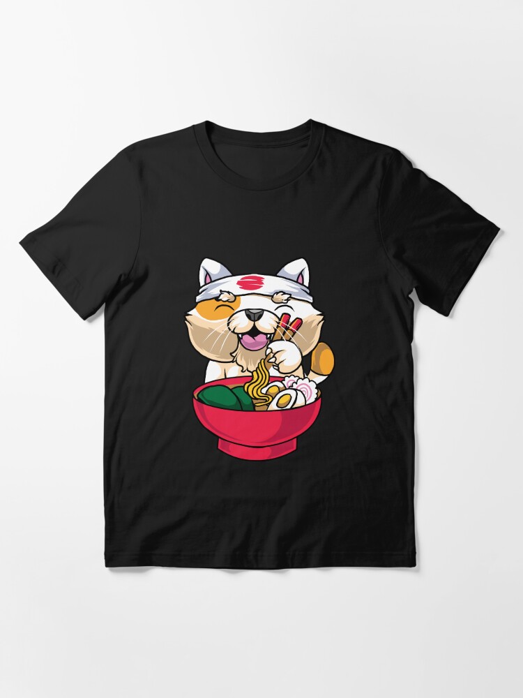 Cat ramen bowl clearance shirt