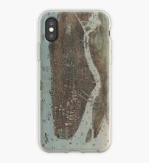 Vinilo o funda para iPhone Vintage Map of New York City (1905)