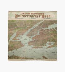 Pañuelo Vintage Pictorial Map of The NYC Area (1912)