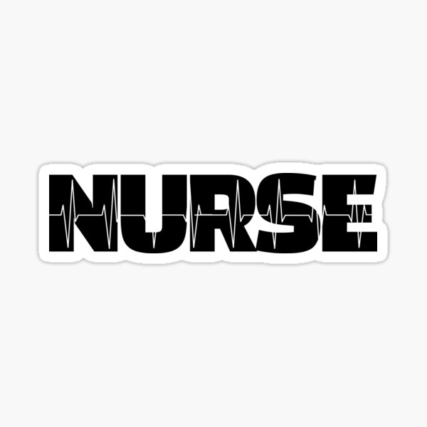Nurse Life Pulse Superhero Sticker For Sale By Nerdysherds Redbubble