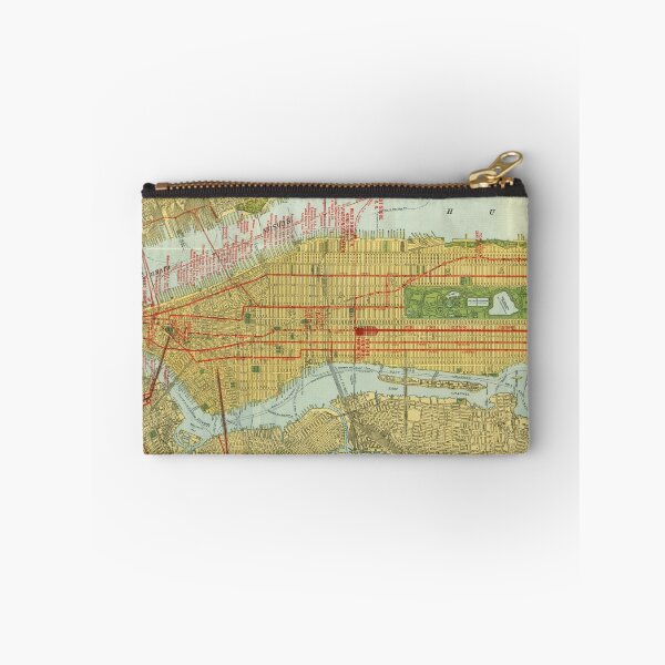 Item preview, Vintage Map of New York City (1918) designed and sold by BravuraMedia.