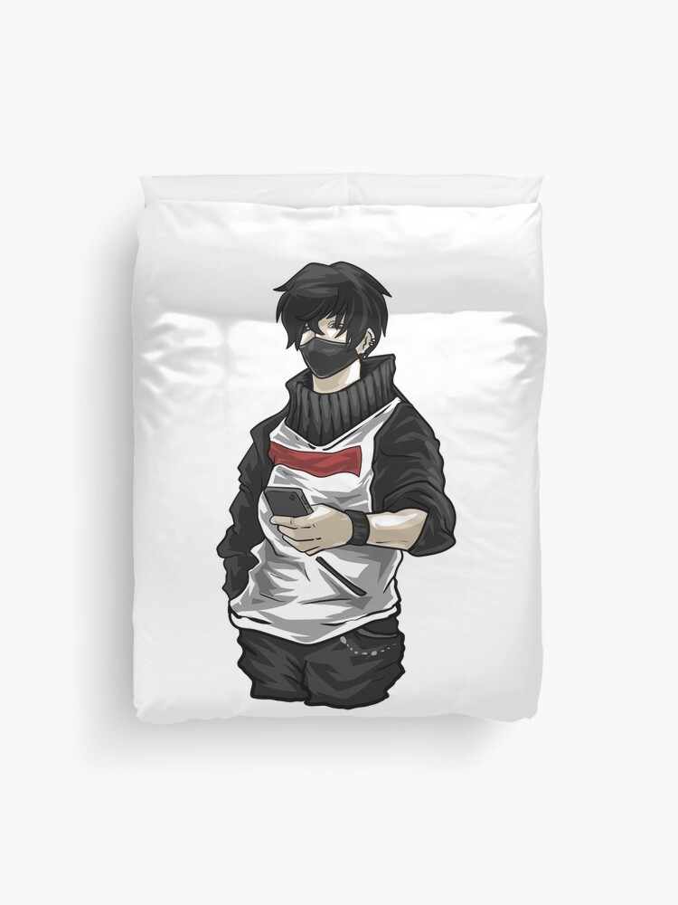 Anime Character Hero Kawaii Male Japanese Manga Duvet Cover by The Perfect  Presents - Fine Art America