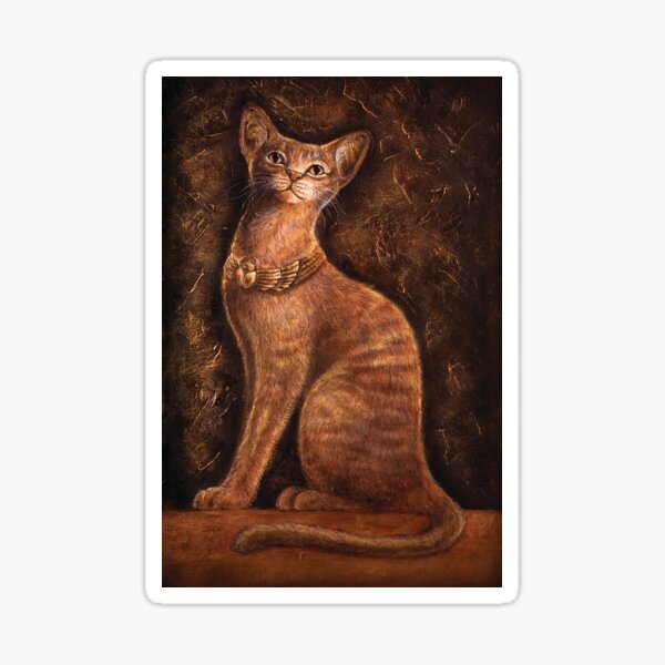 Cat Goddess Bast - by Nadya Neklioudova Sticker